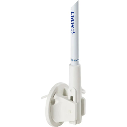 Scout 5’ White VHF Antenna 3dB Lift Lay Mount w/5M RG-58 [PF AN NVHF00005] - Antennas