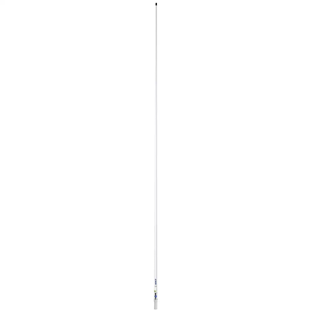 Scout 8’ QuickFit White VHF Antenna w/5M Cable + FME Quick 6 Foam Filled 6db Solid Brass Copper Element [PF
