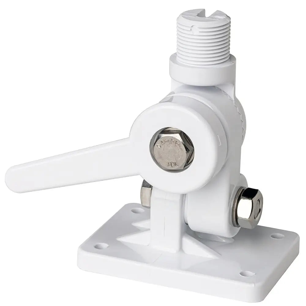 Scout Four-Way Nylon Ratchet Mount - White [PF AC NBASE001] - Antenna Mounts & Accessories