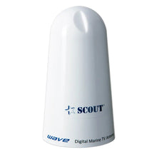 Scout Wave 4’’ White TV Antenna Omnidirectional 25dB Gain w/10M 75 ohms Cable [PF AN NTV002] - Over-The-Air TV Antennas