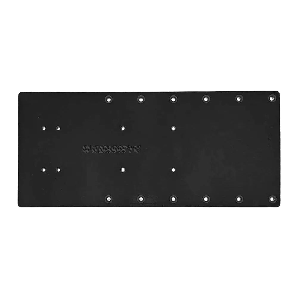 Sea Brackets 18’’ Straight Trolling Motor Plate - Black [SEA2324-BLK] - Trolling Motor Accessories