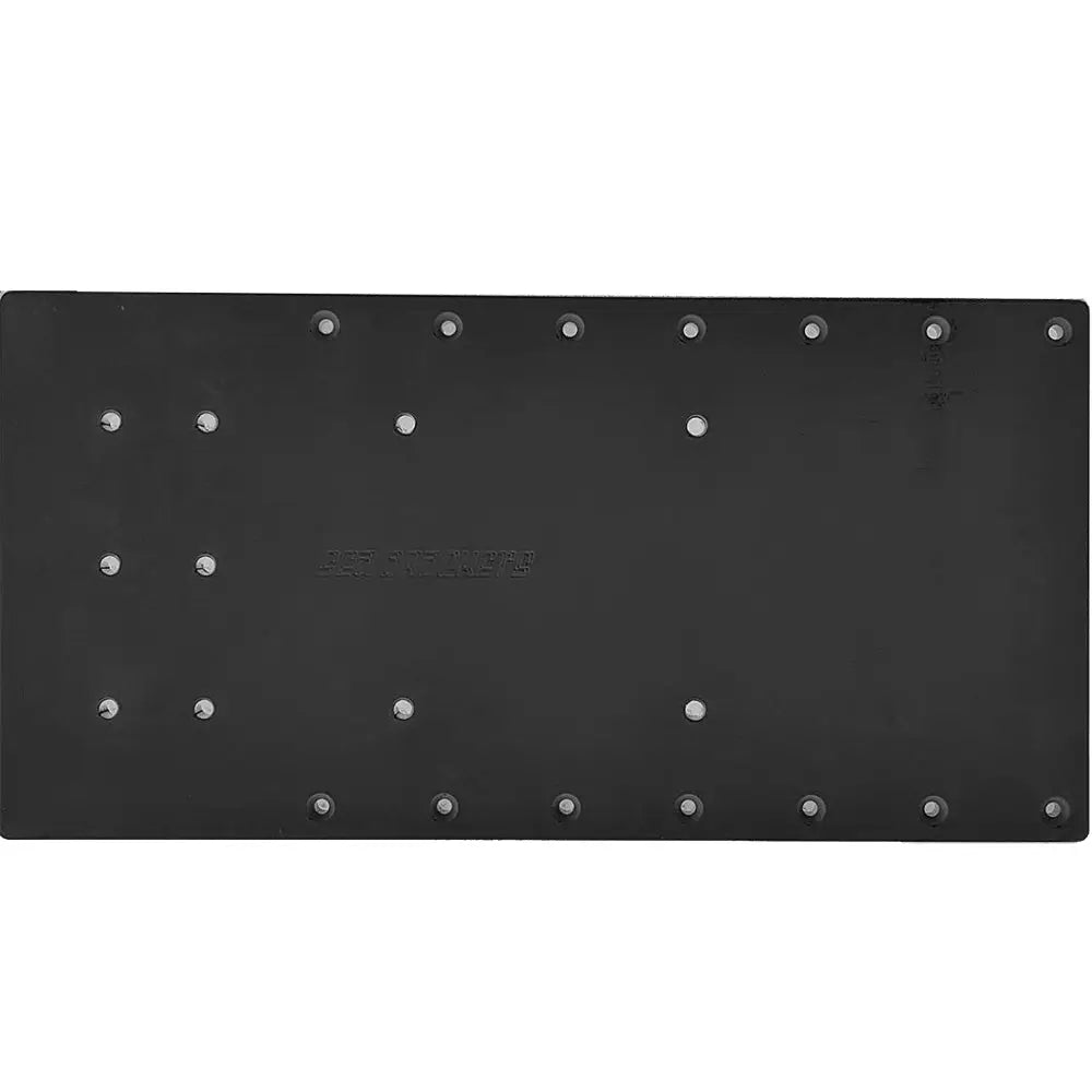 Sea Brackets 20’’ Straight Trolling Motor Plate f/Minn Kota Quest - Black [SEA2310-BLK] - Trolling Motor Accessories