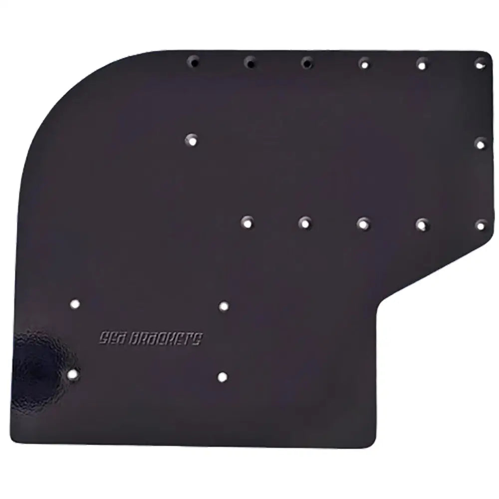 Sea Brackets Large Offset Trolling Motor Plate f/Garmin Kraken - Black [SEA2308-BLK] - Trolling Motor Accessories