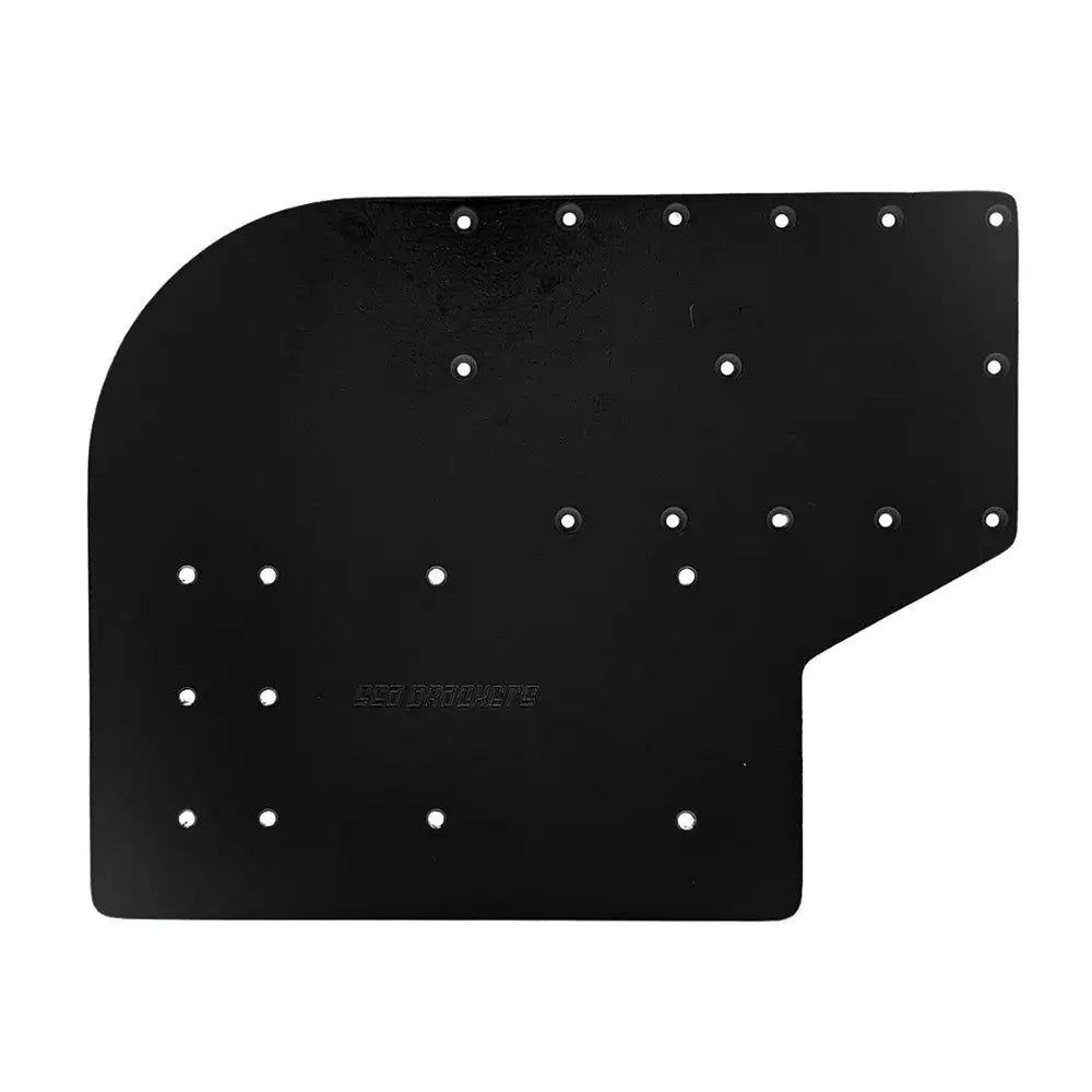 Sea Brackets Large Offset Trolling Motor Plate f/Minn Kota Quest - Black [SEA2305-BLK] - Trolling Motor Accessories