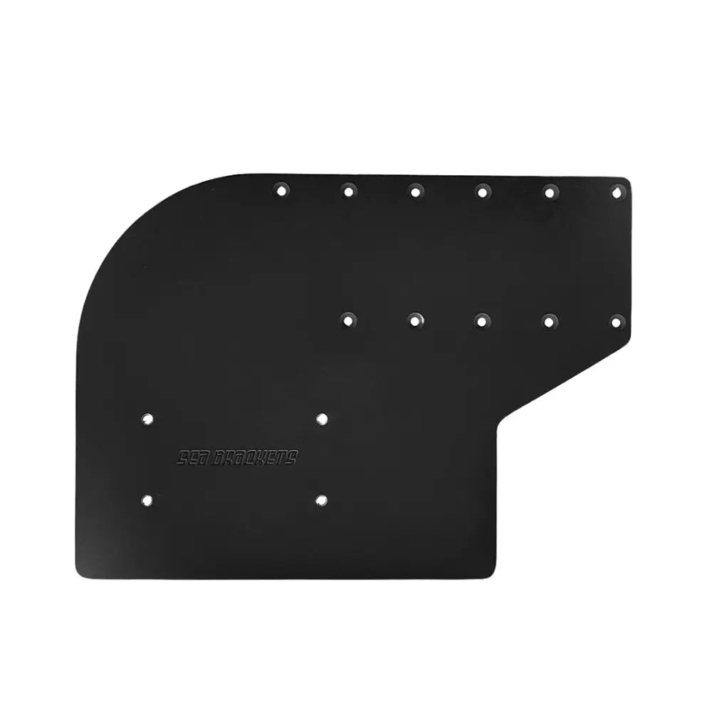 Sea Brackets Small Offset Trolling Motor Plate f/Garmin Kraken - Black [SEA2311-BLK] - Trolling Motor Accessories