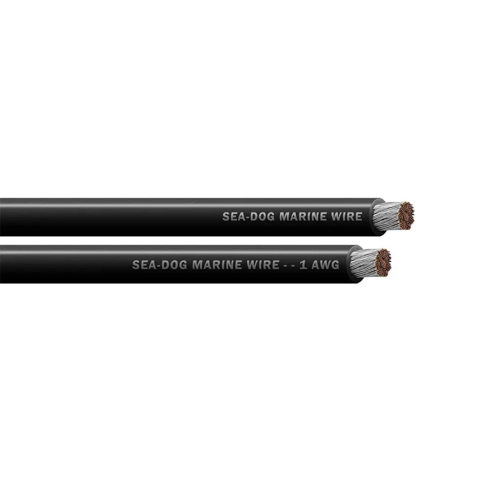Sea-Dog 1 AWG Black Battery Cable - 300’ [8001015] - Wire