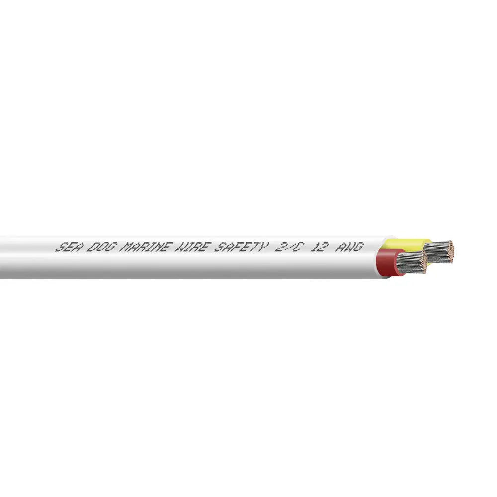 Sea-Dog 100 Foot Red Yellow 12/2 AWG Flat Duplex Safety Wire - Wire