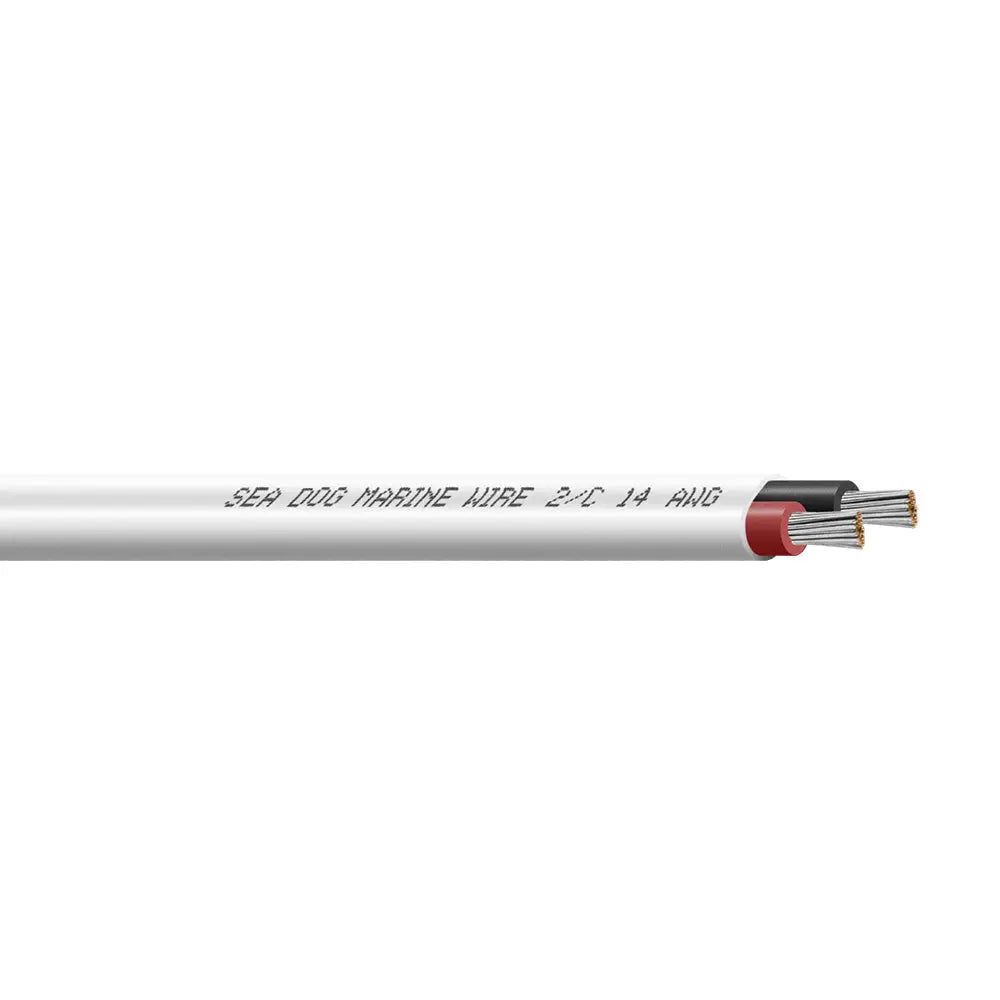 Sea-Dog 1000’ 14/2 AWG Red Black Flat Duplex Wire - Wire