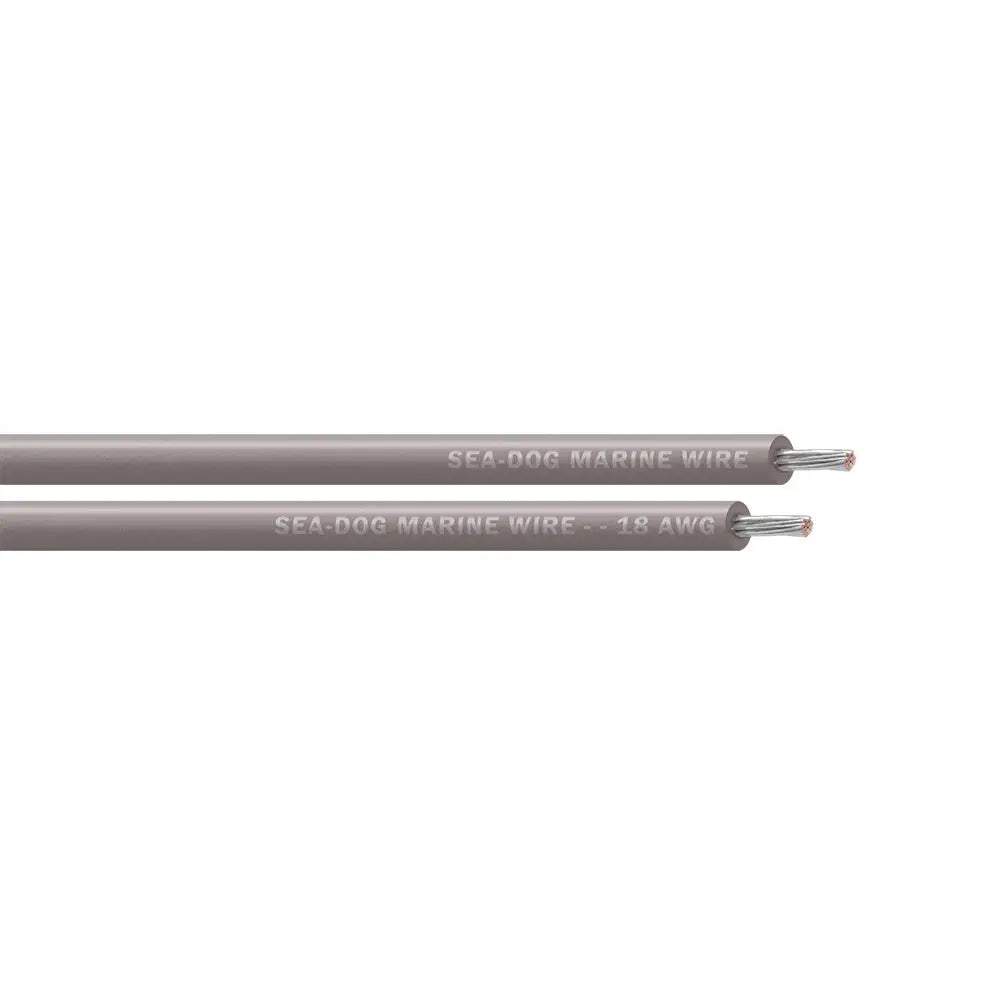 Sea-Dog 1000’ 18 AWG Grey Primary Wire - Wire