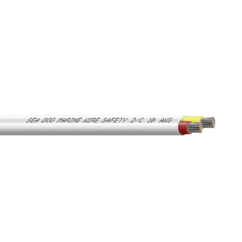 Sea-Dog 400’ Red Yellow 10/2 AWG Flat Duplex Safety Wire - Wire