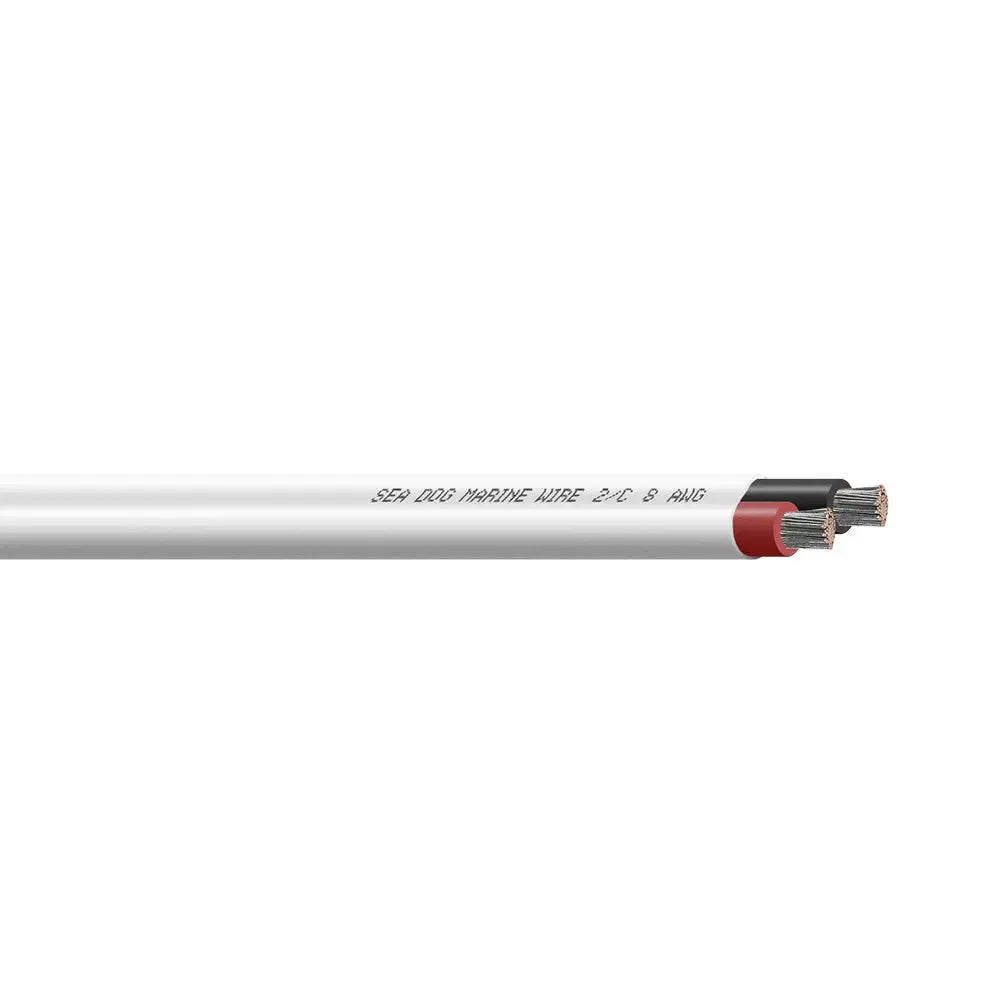 Sea-Dog 50’ Red Black 8/2 AWG Flat Duplex Wire - Wire