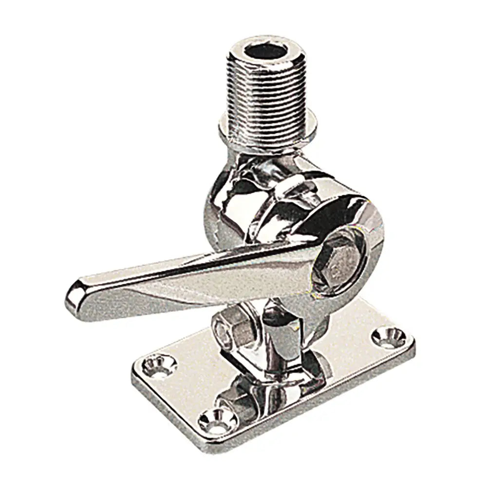 Sea-Dog Adjustable Antenna Base - Die Cast Zinc Chrome Plated [329300-1] - Antenna Mounts & Accessories