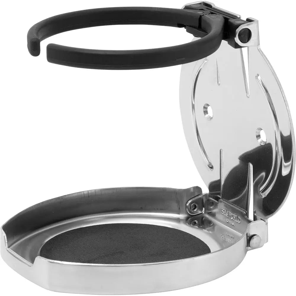 Sea-Dog Adjustable Folding Drink Holder - 304 Stainless Steel [588250-1] - Deck / Galley
