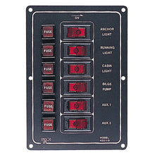 Sea-Dog Aluminum Switch Panel Vertical - 6 Switch [422110-1] - Electrical Panels