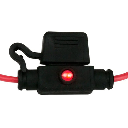 Sea-Dog ATM Mini Style Inline LED Fuse Holder - Up to 30A [445097-1] - Fuse Blocks & Fuses