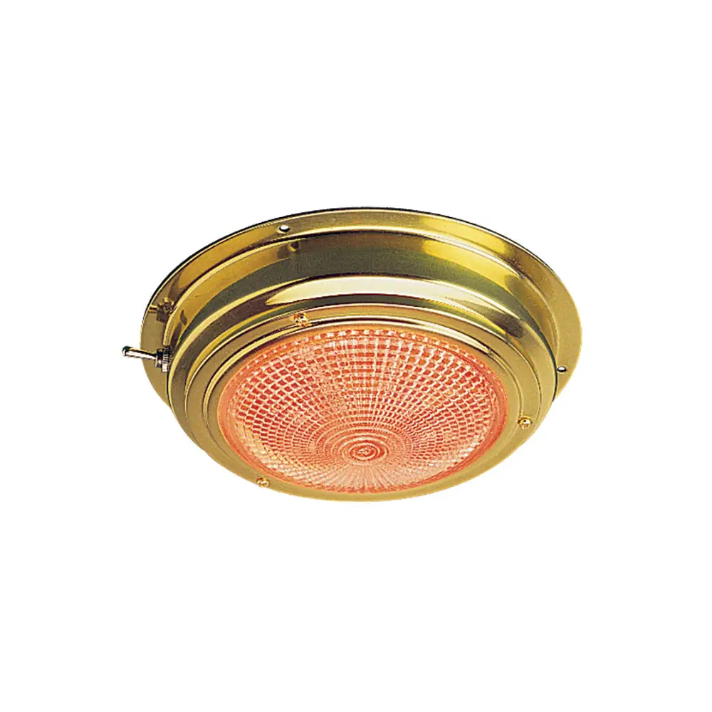 Sea-Dog Brass LED Day/Night Dome Light - 5’’ Lens [400358-1] - Interior / Courtesy Light