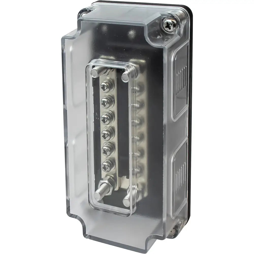 Sea-Dog Dual Buss Bar w/Cover - 12 Terminals [426693-3] - Busbars Connectors & Insulators