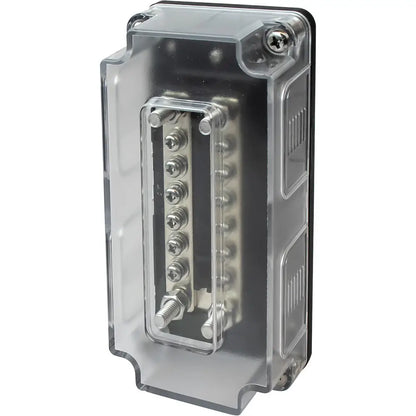Sea-Dog Dual Buss Bar w/Cover - 12 Terminals [426693-3] - Busbars Connectors & Insulators