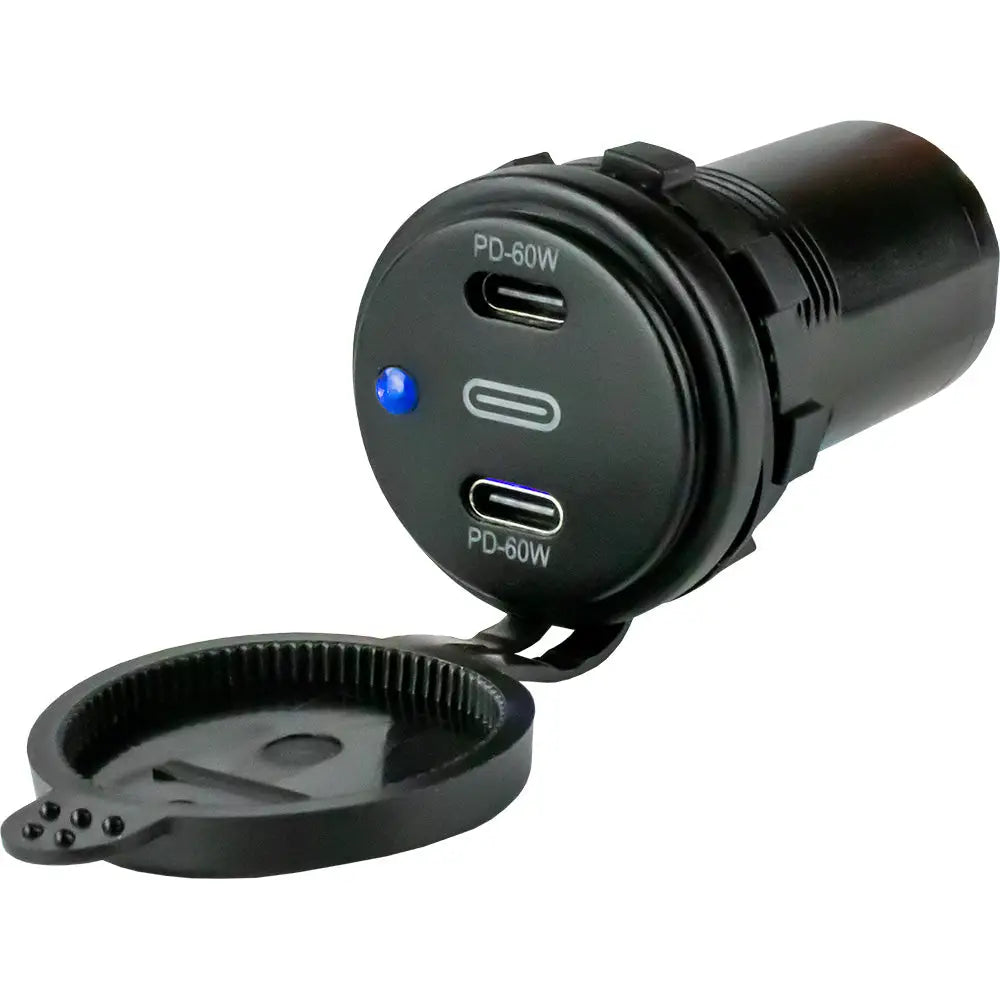 Sea-Dog Dual USB-C Power Socket [426522-1] - Accessories