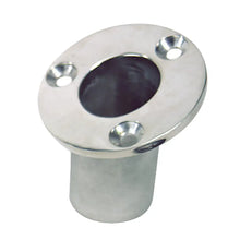 Sea-Dog Flush Mount Flagpole Socket - 25 - 1-1/4’’ ID - 316 Stainless Steel [491713-1] - Deck / Galley