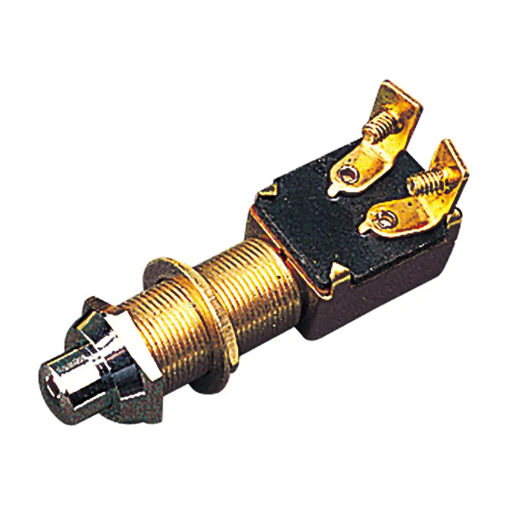 Sea-Dog Momentary Push Button Switch - Stamped Brass [420420-1] - Switches & Accessories