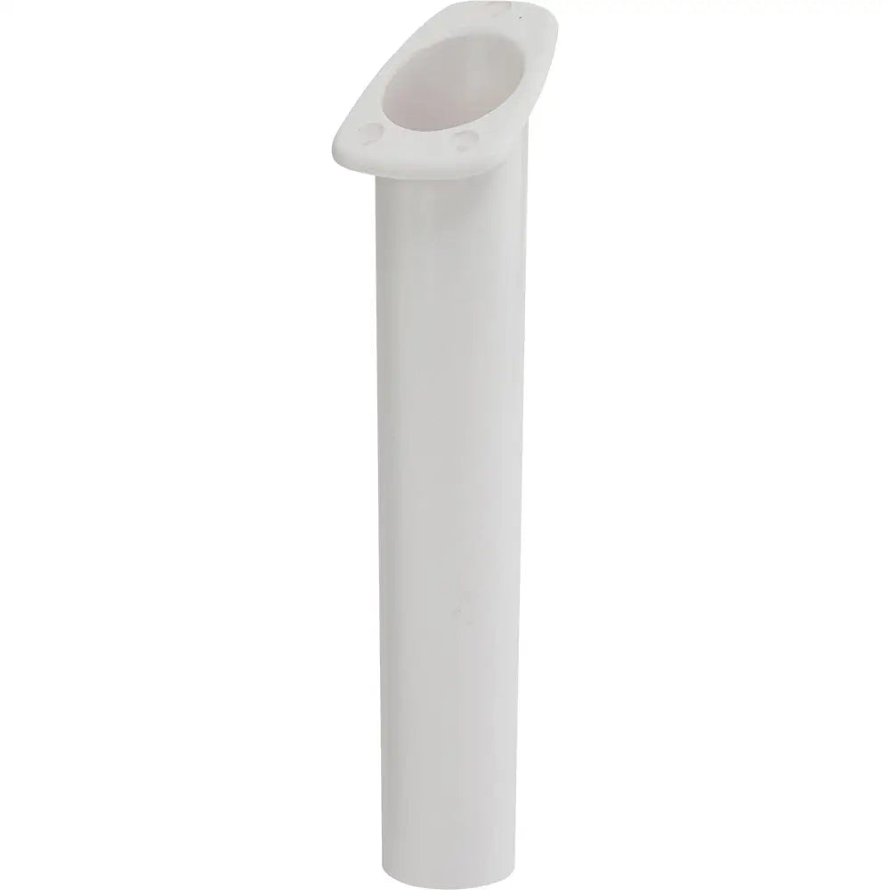 Sea-Dog Narrow Gunnel Flush Mount Rod Holder - White [325061-1] - Rod Holders