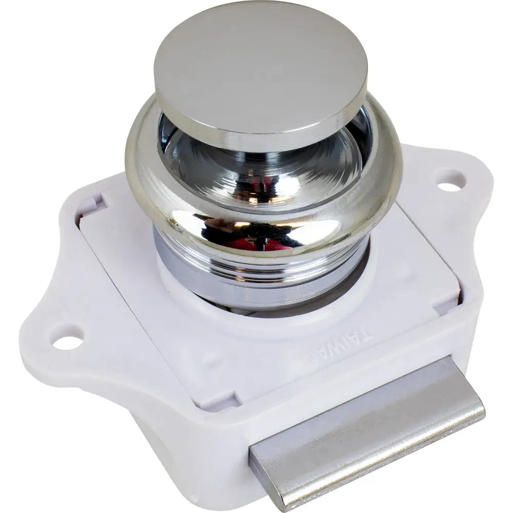 Sea-Dog Push Button Rim Latch - Chrome Plated Brass [224300-1] - Latches