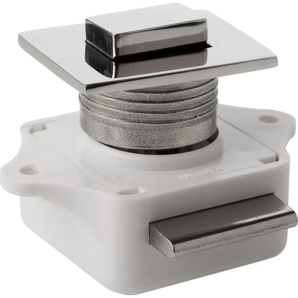 Sea-Dog Push Button Rim Latch - Square - Stainless Steel/Plastic Housing [225310-1] - Latches