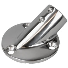 Sea-Dog Rail Base Fitting 2-3/4’’ Round Base 30 316 Stainless Steel - 1’’ OD [280301-1] - Rail Fittings