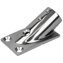 Sea-Dog Rail Base Fitting Rectangular Base 30 316 Stainless Steel - 1-7/8’’ x 3-3/16’’ - 1’’ OD [281301-1] - Deck
