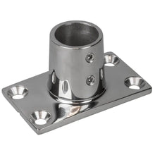 Sea-Dog Rail Base Fitting Rectangular Base 90 316 Stainless Steel - 1-7/8’’ x 3-3/16’’ - 1’’ OD [281901-1] - Rail