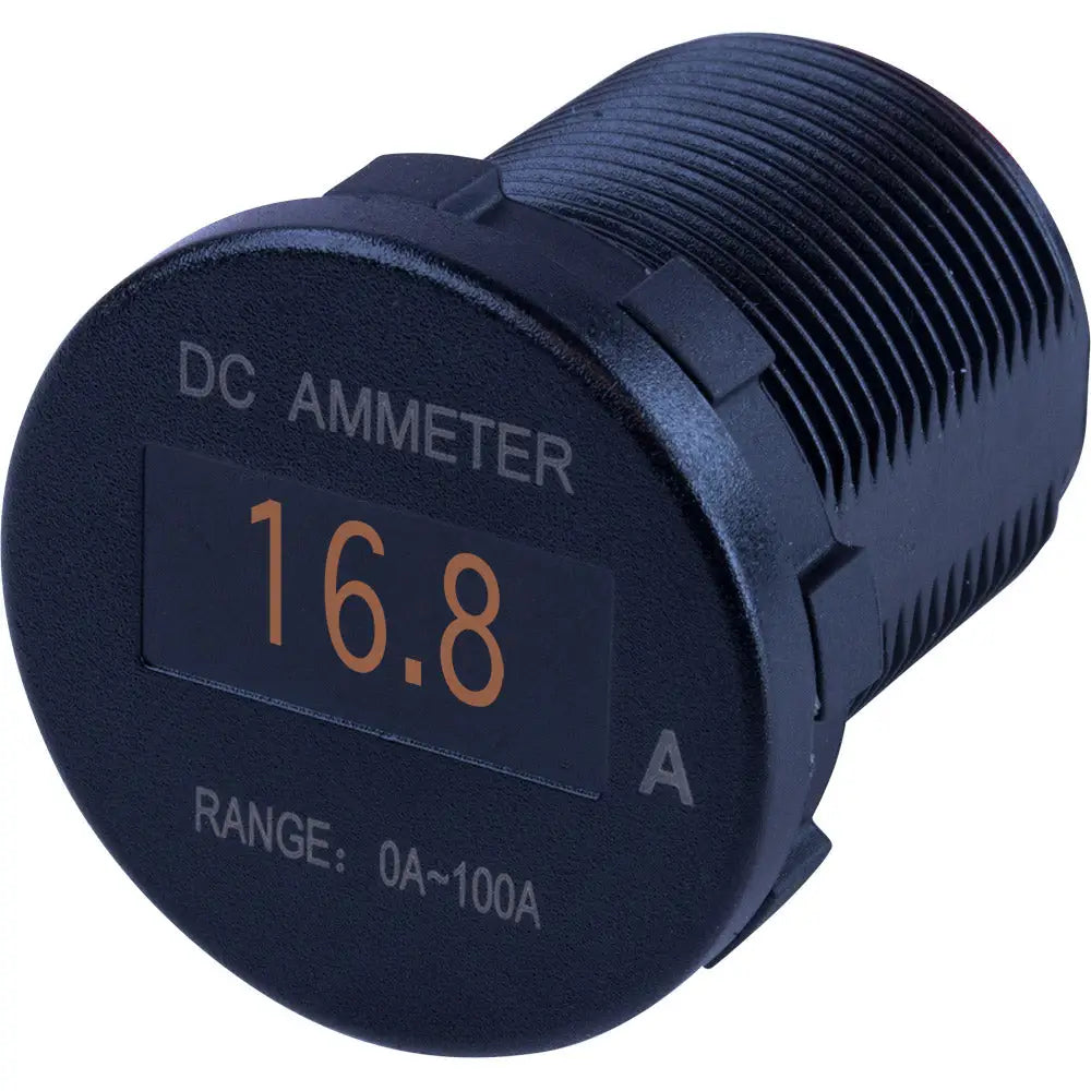 Sea-Dog Round OLED DC Amp Meter - Amp-100 Amp [421620-1] - Meters & Monitoring