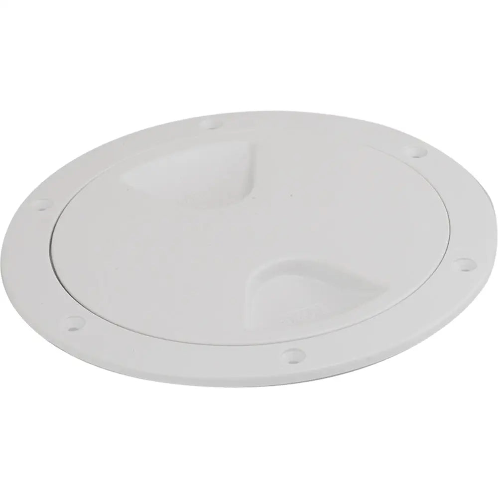 Sea-Dog Screw-Out Deck Plate - White - 5’’ [335750-1] - Deck Plates