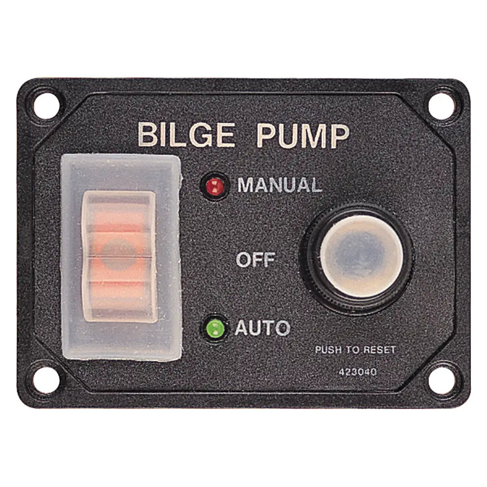 Sea-Dog Splash Guard Bilge Pump Panel w/Circuit [423046-1] - Electrical Panels