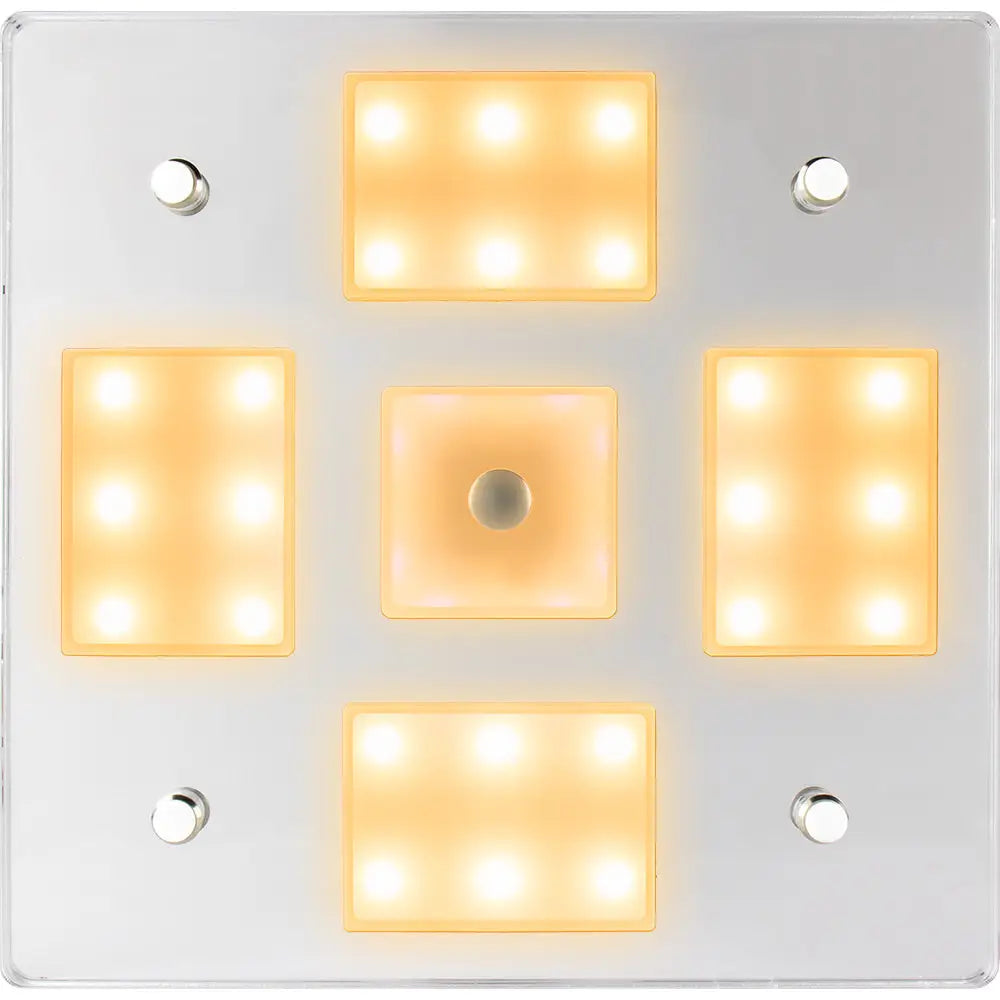 Sea-Dog Square LED Mirror Light w/On/Off Dimmer - White Blue [401840-3] - Interior / Courtesy Light