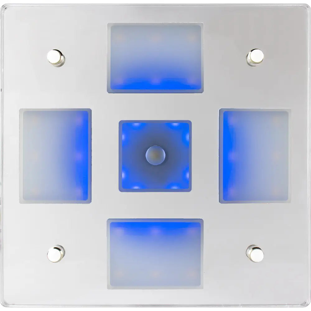 Sea-Dog Square LED Mirror Light w/On/Off Dimmer - White Blue [401840-3] - Interior / Courtesy Light