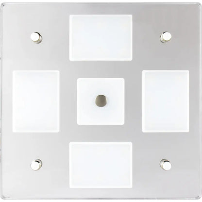 Sea-Dog Square LED Mirror Light w/On/Off Dimmer - White Blue [401840-3] - Interior / Courtesy Light