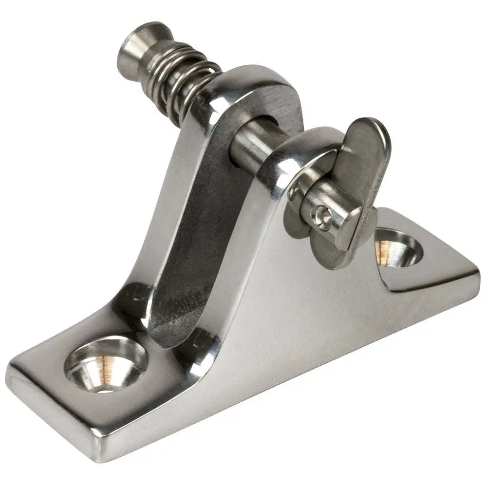 Sea-Dog Stainless Steel Angle Base Deck Hinge - Removable Pin [270235-1] - Bimini Top Fittings
