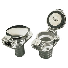 Sea-Dog Stainless Steel Flip Top Deck Fill - Gas - 1-1/2’’ Hose [351110] - Deck Fills