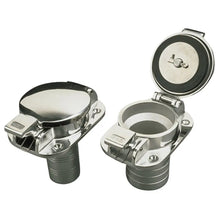 Sea-Dog Stainless Steel Flip Top Deck Fill - Gas - 2’’ Hose [351100] - Deck Fills