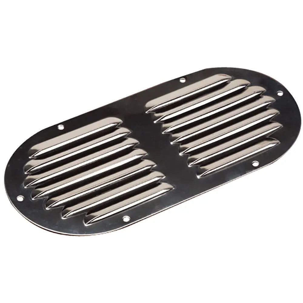 Sea-Dog Stainless Steel Louvered Vent - Oval - 9-1/8’’ x 4-5/8’’ [331405-1] - Vents