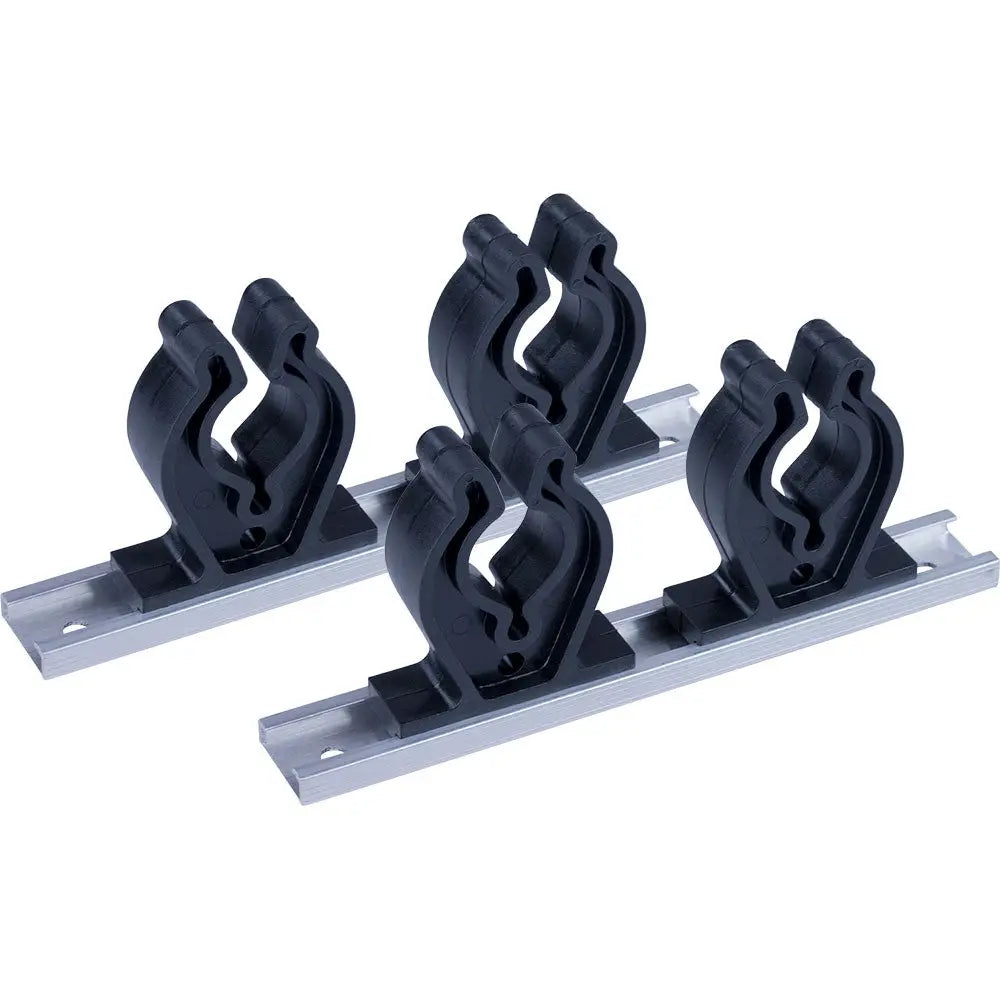Sea-Dog Track Rod Holder - 7’’ Tracks - 4 Rod Clips [325044-1] - Rod & Reel Storage