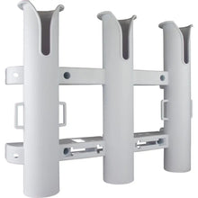 Sea-Dog Triple Threat Three Pole Rod Holder - White [325032-1] - Rod Holders