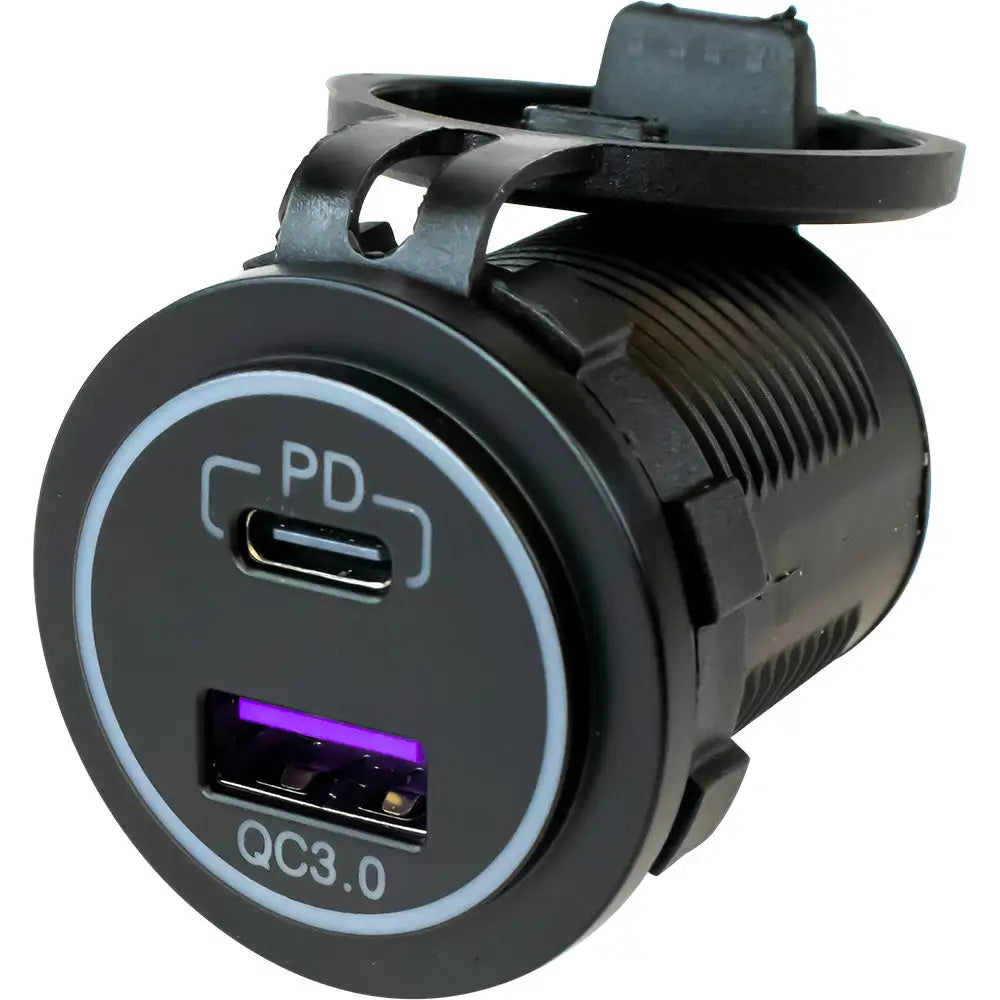 Sea-Dog USB 3.0 USB-C Power Socket w/Out Light [426510-1] - Accessories