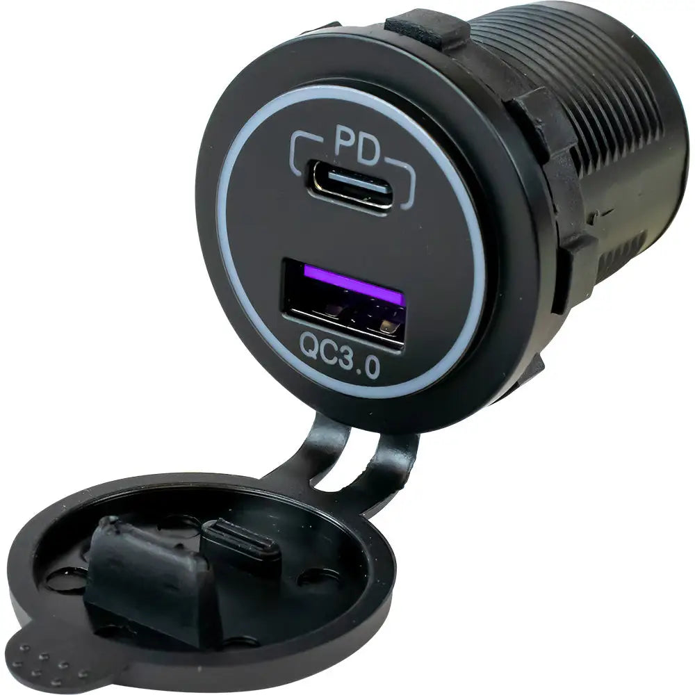 Sea-Dog USB 3.0 USB-C Power Socket w/Out Light [426510-1] - Accessories