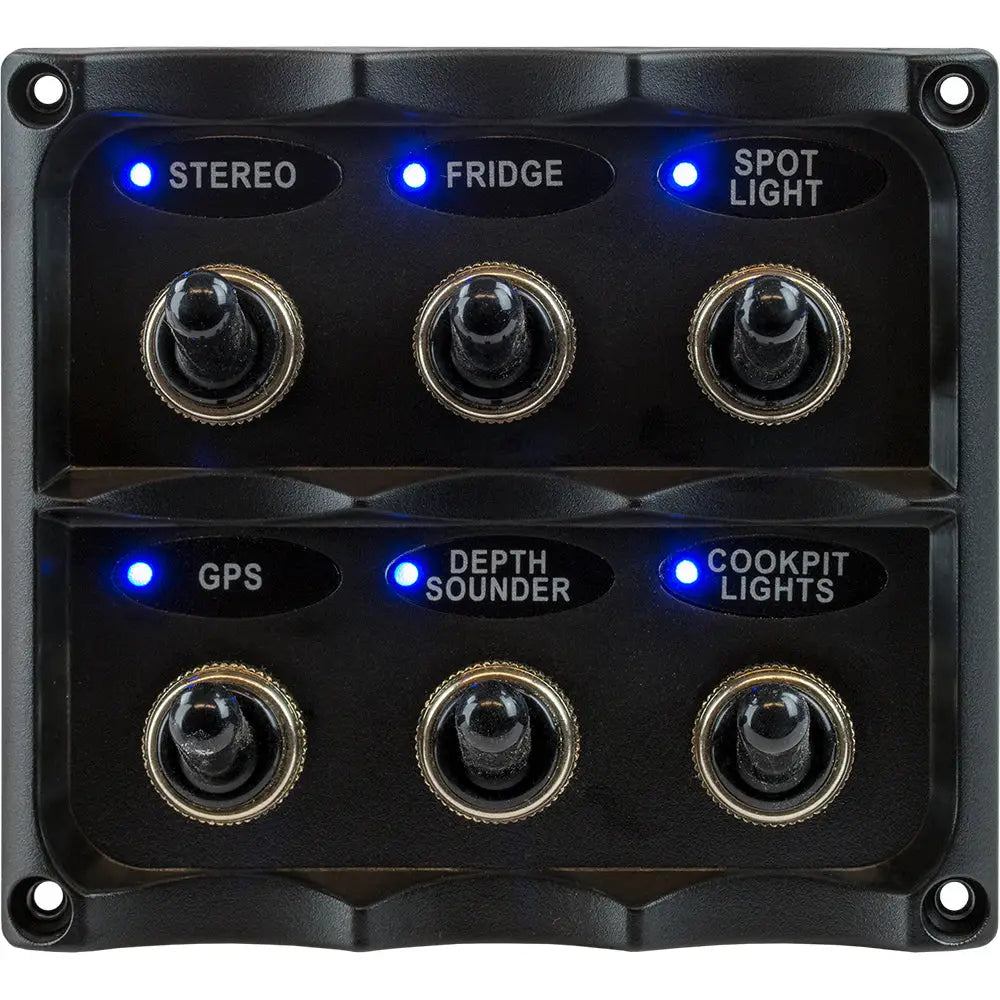 Sea-Dog Water Resistant Toggle Switch Panel [424636-1] - Electrical Panels