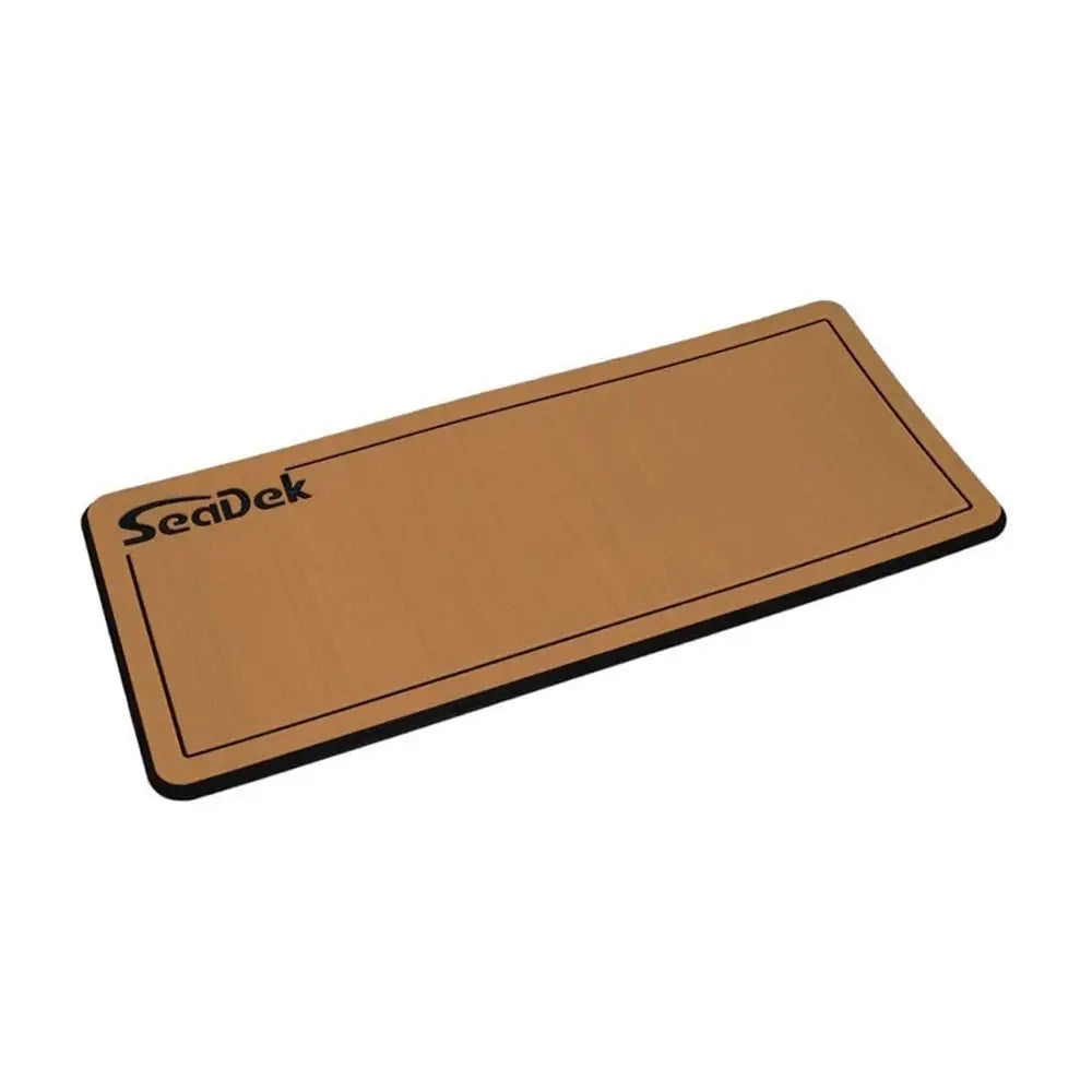 SeaDek 14 x 36’’ 20mm Dual Density Small Helm Pad w/SeaDek Logo - Brushed Texture - Mocha/Black (355.6mm x 914.4mm x
