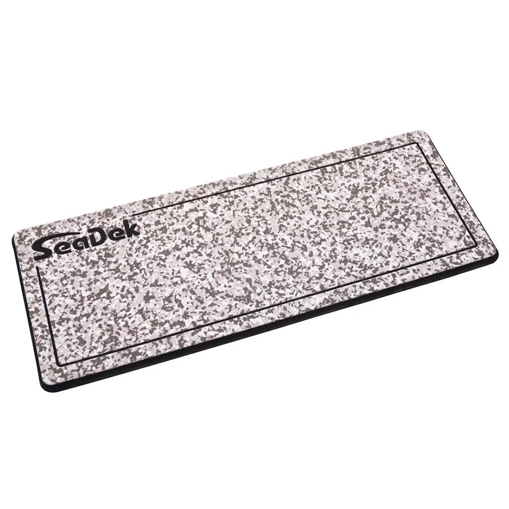 SeaDek 16 x 39’’ 20mm Dual Density Large Helm Pad w/SeaDek Logo - Brushed Texture - Snow Camo/Black (406.4mm x 990.6mm
