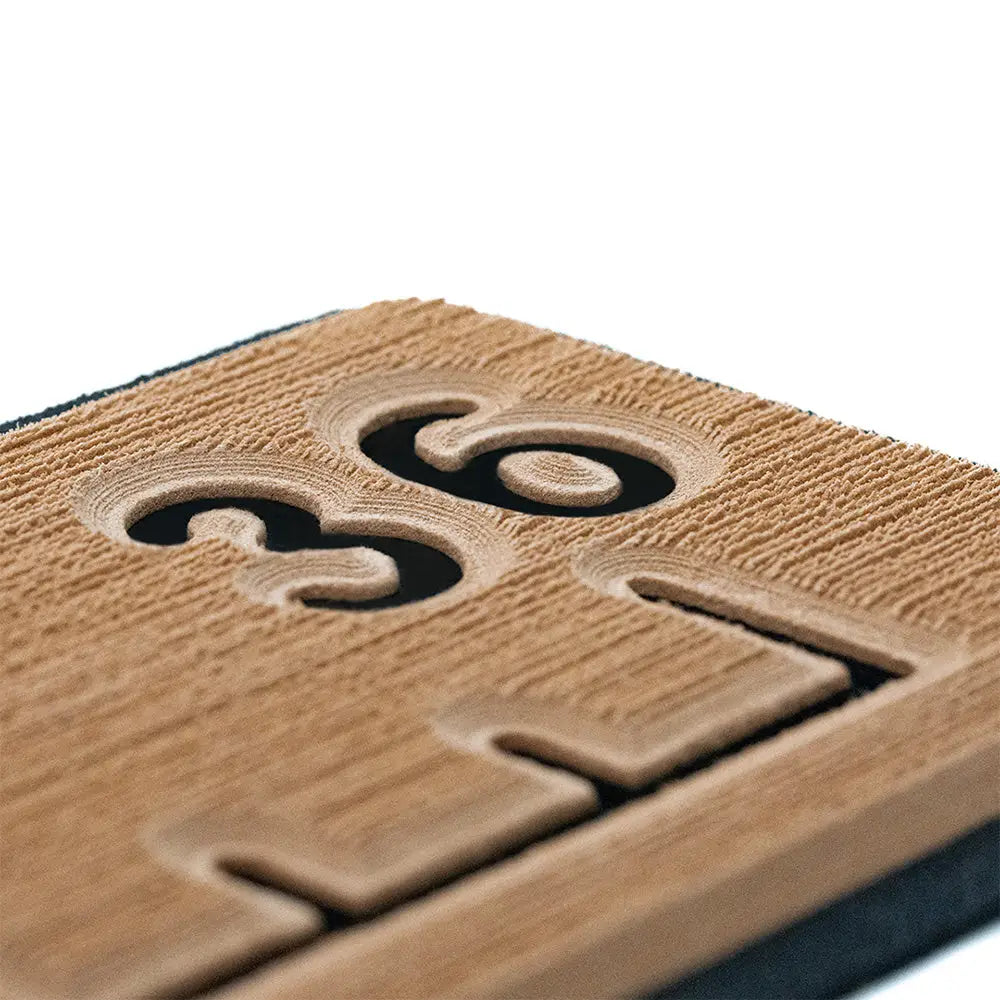 SeaDek 36 Routed Ruler - 6mm - Brushed Texture - Mocha/Black [53583-80093] - Deck / Galley