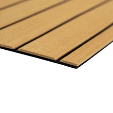 SeaDek 40’’ x 80’’ 6mm Teak Full Sheet - Brushed Texture - Camel/Black (1016mm x 2032mm x 6mm) [32279-80105] - Deck